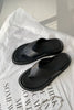 Leather flip flop sandals