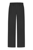 Linen pants with elastic band