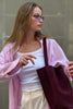 Women's suede bag