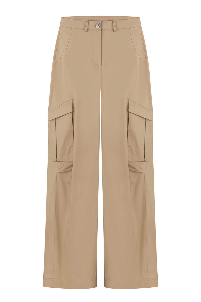 Cargo pants with side pockets