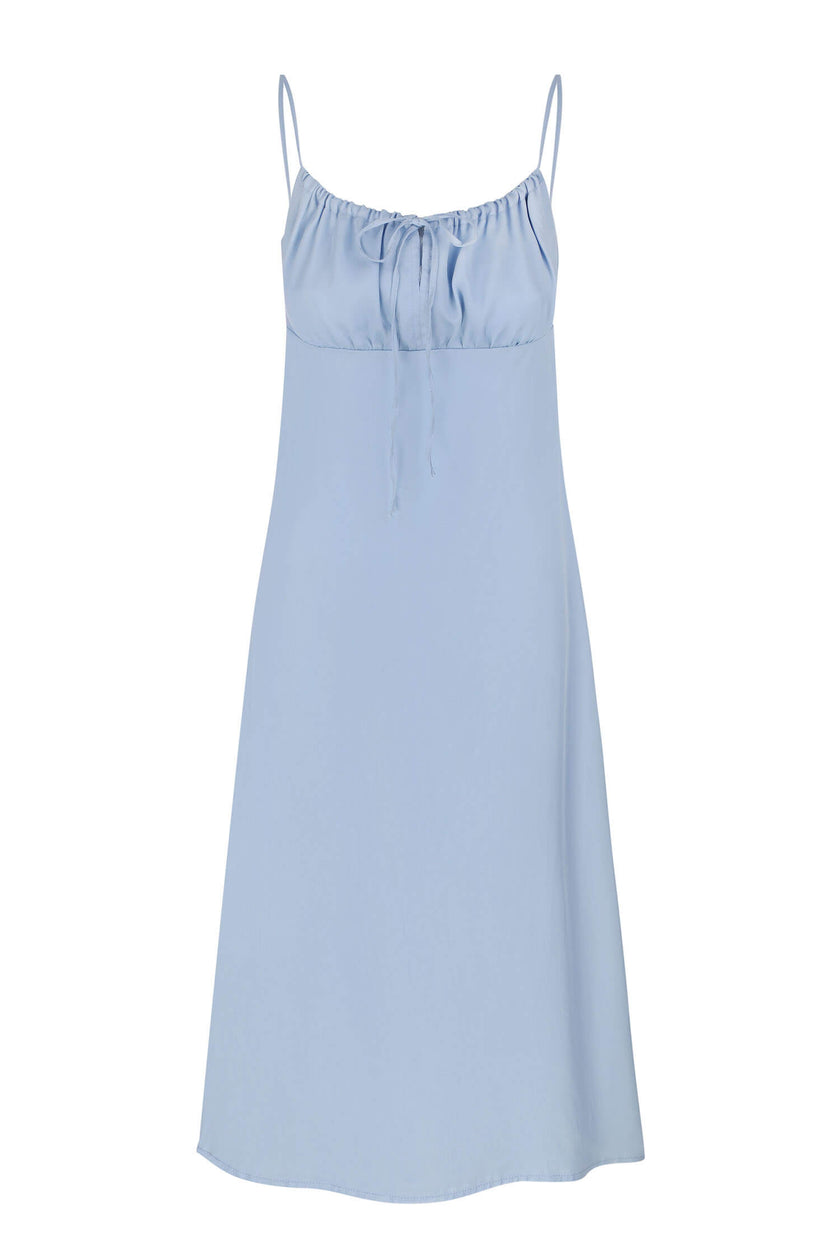 Tencel sundress with thin straps