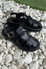 Leather sandals in fisherman style