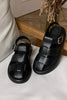 Leather sandals in fisherman style