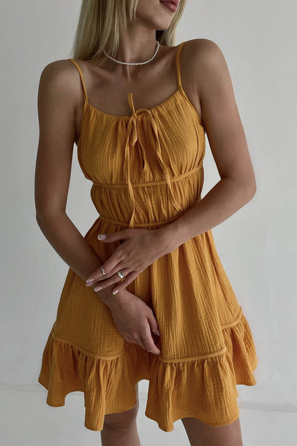 Muslin mini sundress