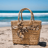 Women's back bag with scarf