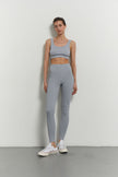 Leggings in gray melange