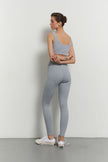 Leggings in gray melange