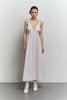 Midi sundress with thin straps