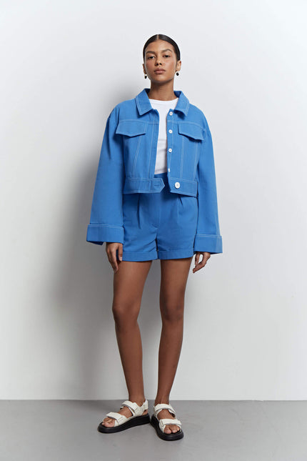 Short cotton jacket