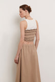 Bandeau top (eco) in beige