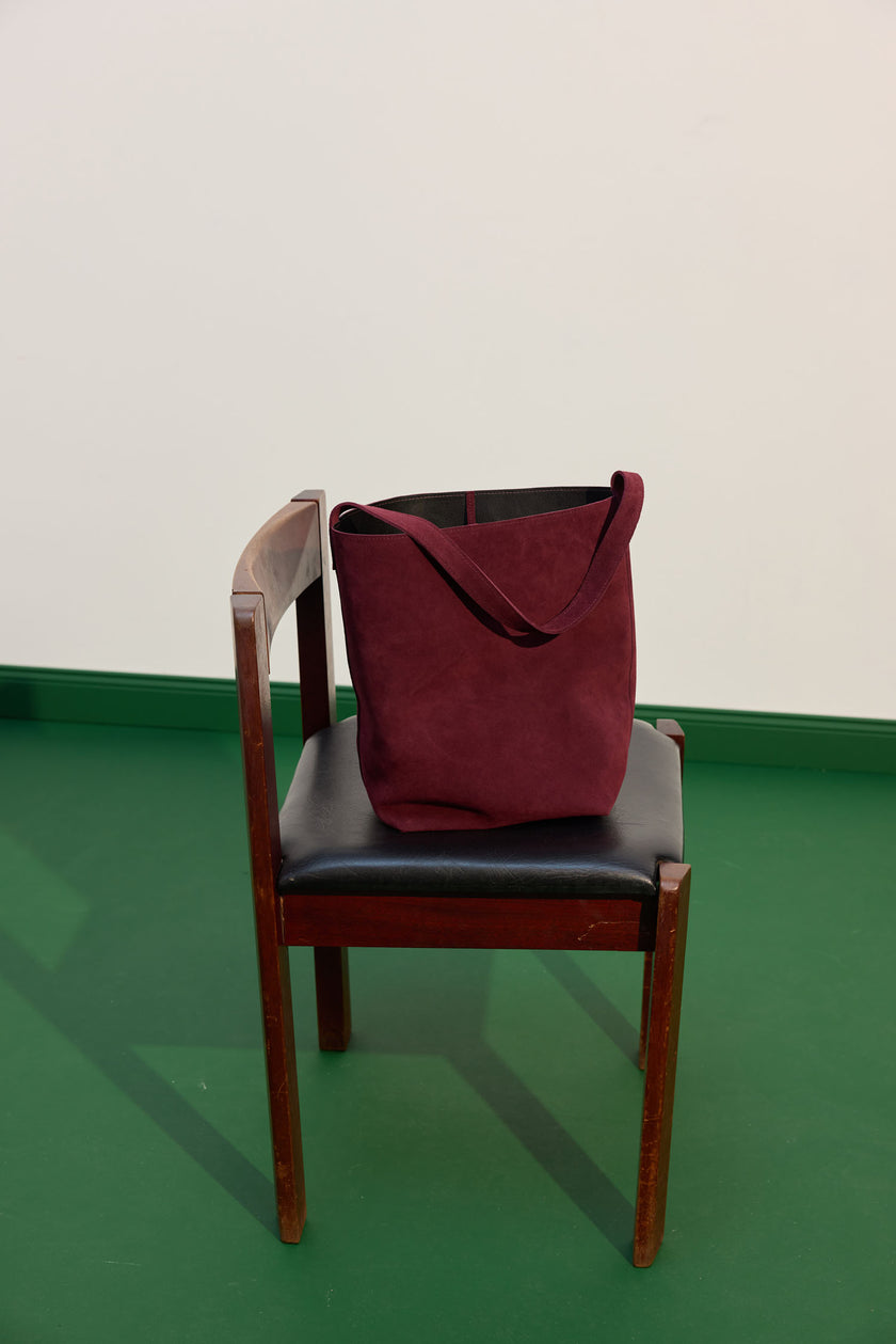 Women's suede bag