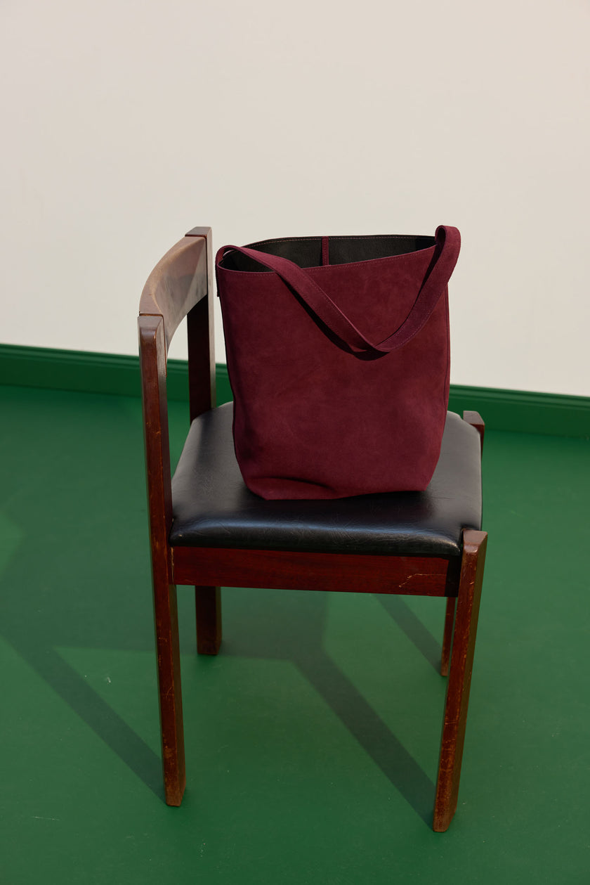 Women's suede bag