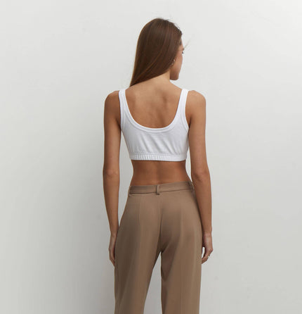 Low-waisted palazzo pants