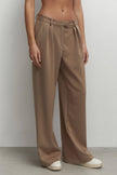 Low-waisted palazzo pants