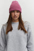 Wool mix beanie hat