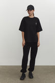 T-shirt THE LACE x TEPLO in black/milk