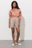 Women's classic linen shorts