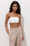 Women's knitted bandeau top