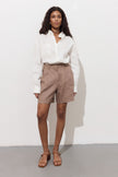 Women's linen shorts