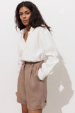 Women's linen shorts