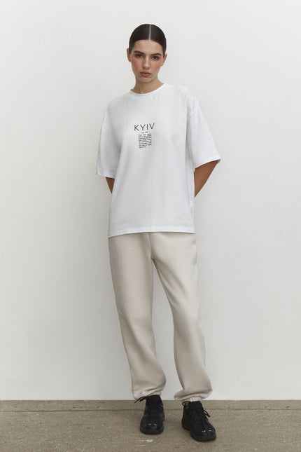 T-shirt oversized with Kyiv print